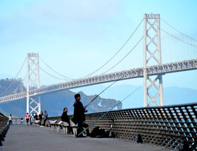 a6seawall pier with oakland bay bridge copy